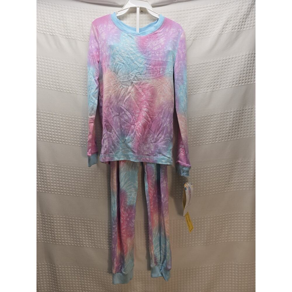 Saint Eve Pajama Set Girls Size 8 Tie Dye Long Sleeve